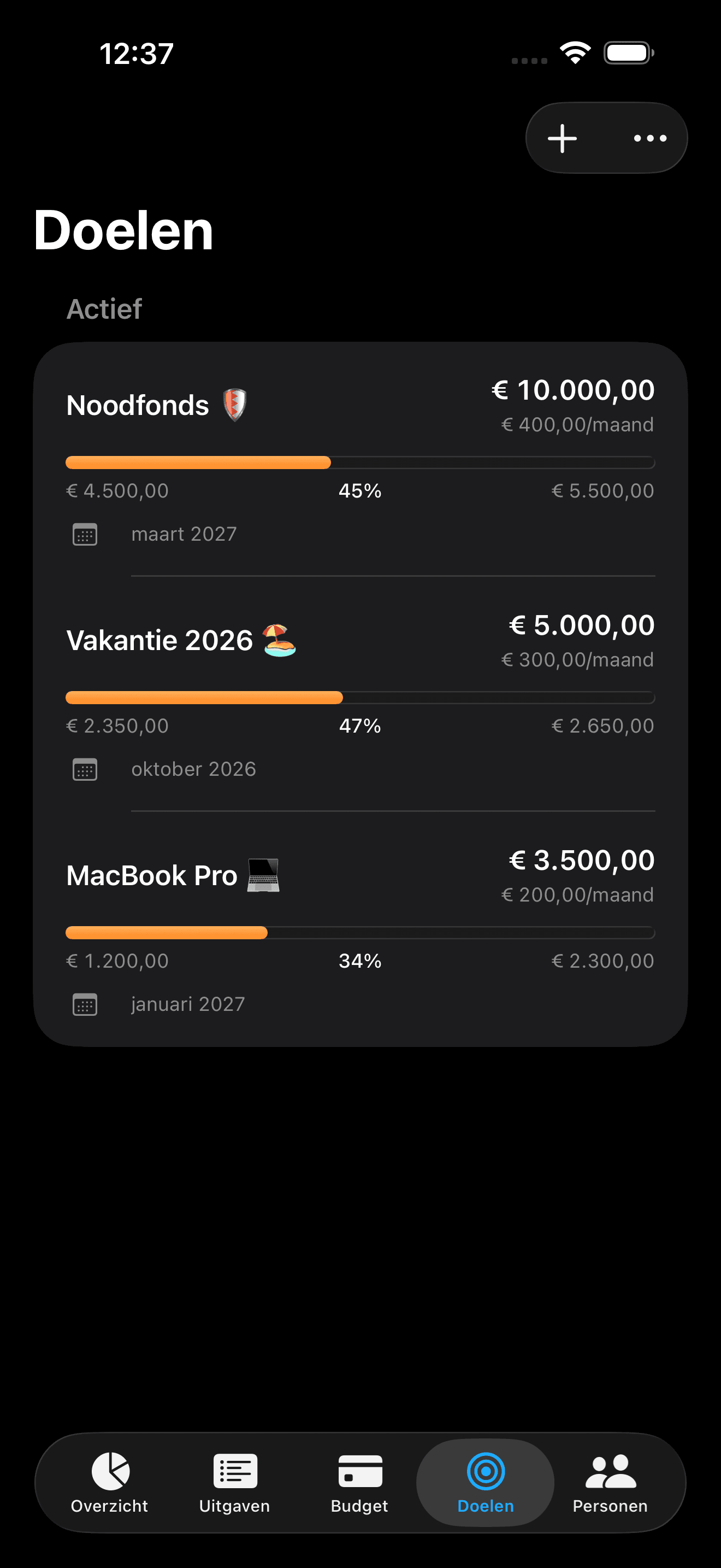 Splitrate: Spaar samen